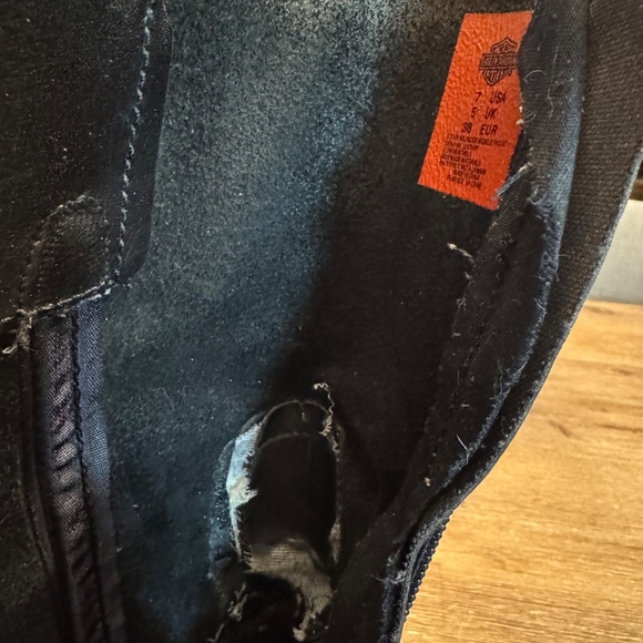 Harley-Davidson Women's El Paso Leather Harness Boots Size 7 Dark Brown/Black - Picture 6 of 11